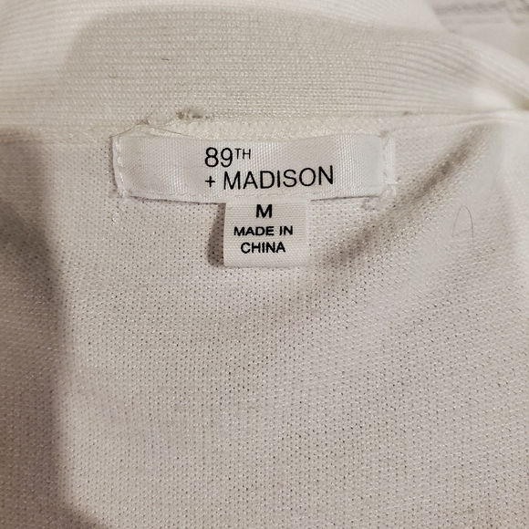 White shrug with button detail - Picture 4 of 4